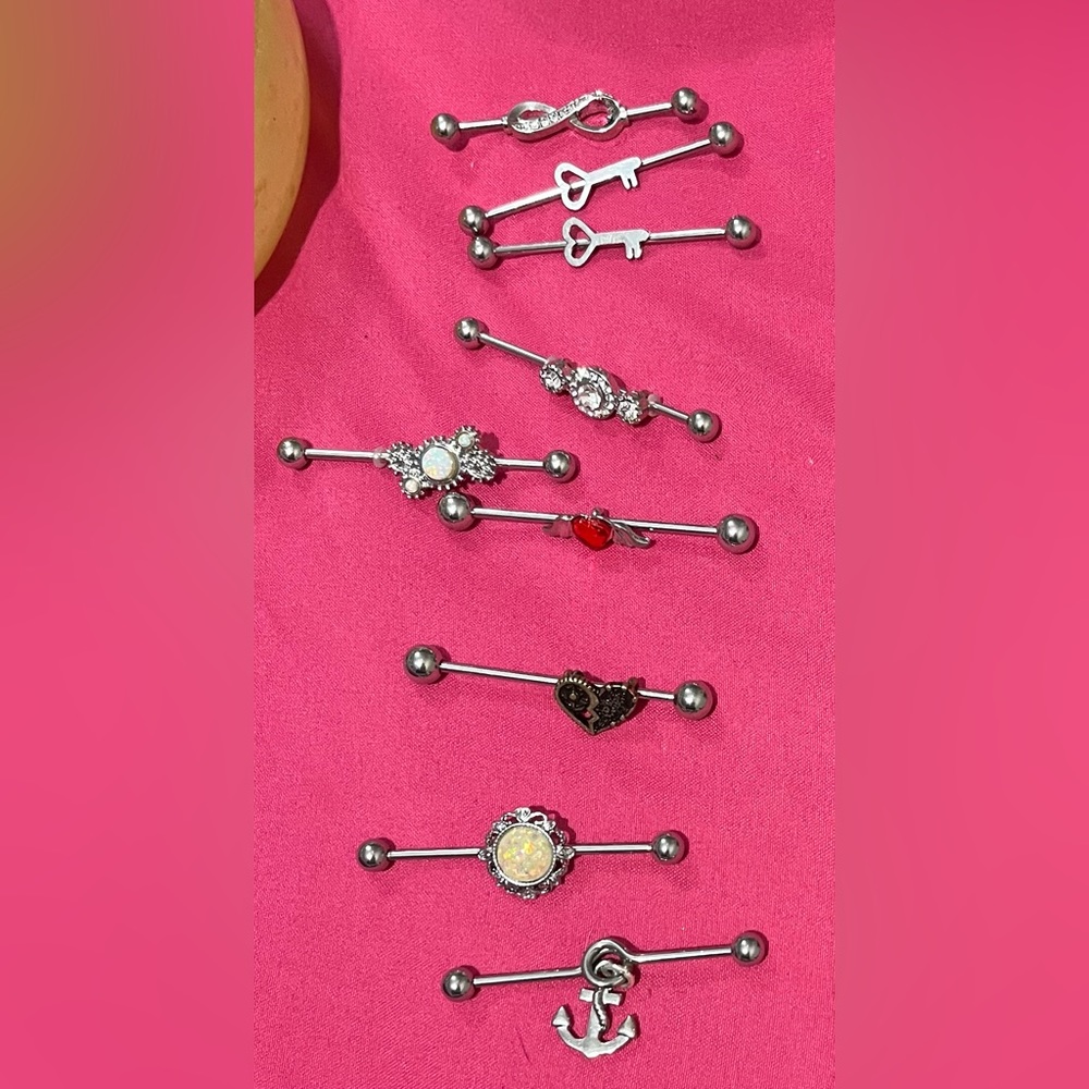 Body Jewelry NWOT Ear Cartilage $5 each or $35 for all.